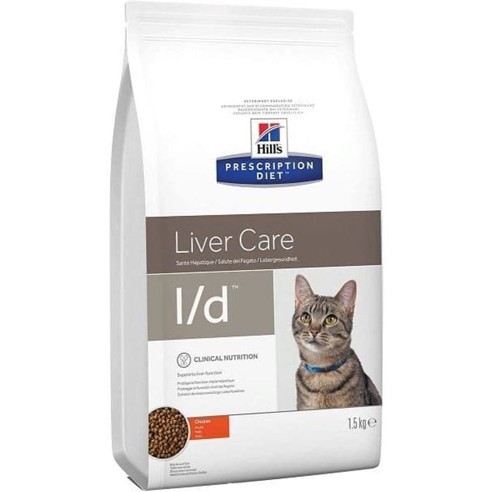 *Hill&#39;s PD l/d Liver Care 1,5кг диет.корм д/кошек (поддержание функций печени) (Уценка)