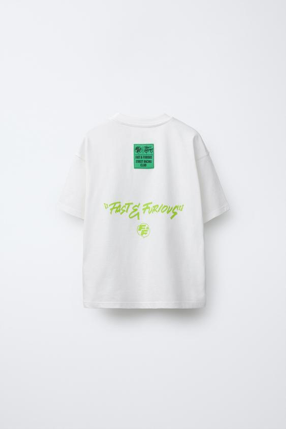 ZARA ФУТБОЛКА FAST & FURIOUS ©, БЕЛЫЙ
