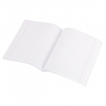 Тетрадь 48л., А5, клетка, Alingar, скрепка, бумвинил, блок офсет, зеленый