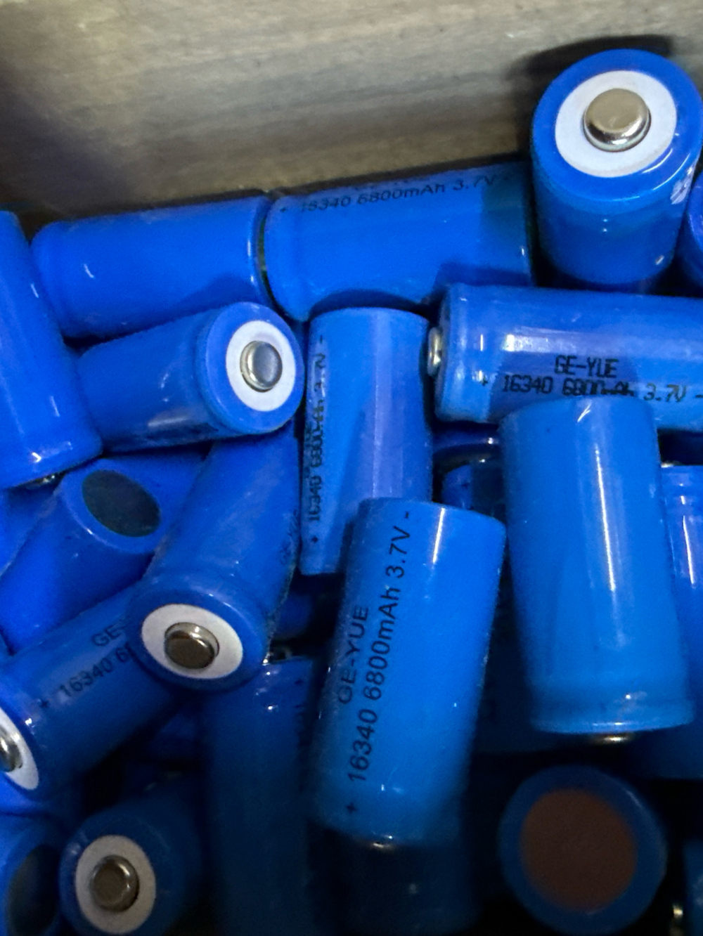 Аккумулятор 16340 синий