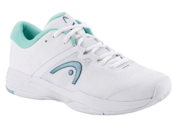 Женские Кроссовки теннисные Head Revolt Evo 2.0 - white/turquoise