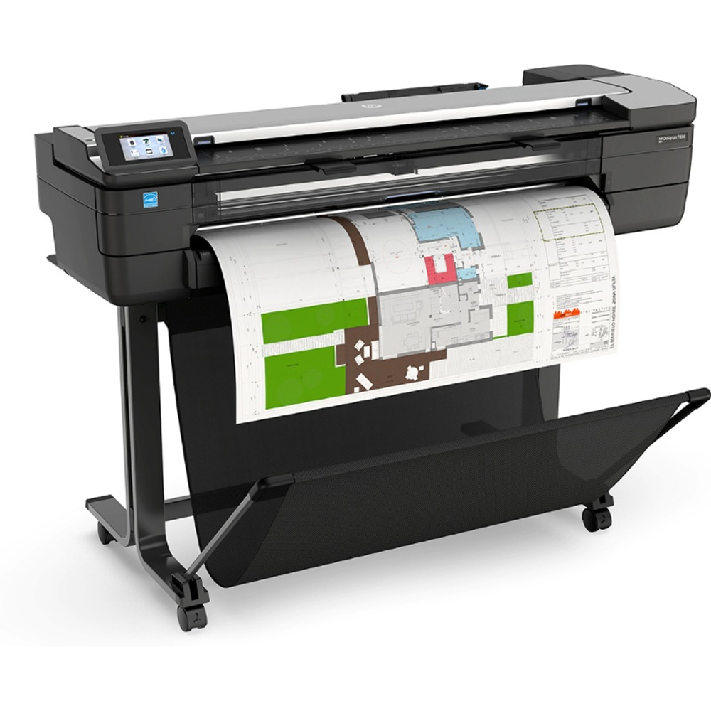 МФУ HP DesignJet T830 36" A0, 4 цвета, WiFi, цветной
