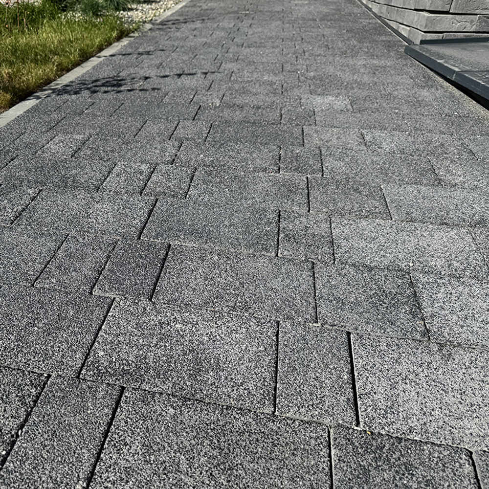 Тротуарная плитка СТАРЫЙ ГОРОД - Стоунмикс Черный, комплект из 3 видов плит