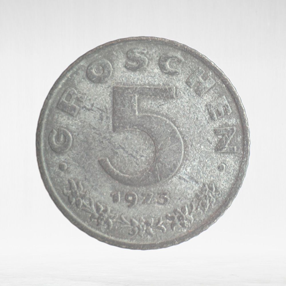 Austria, 5 Groschen, 1973, F