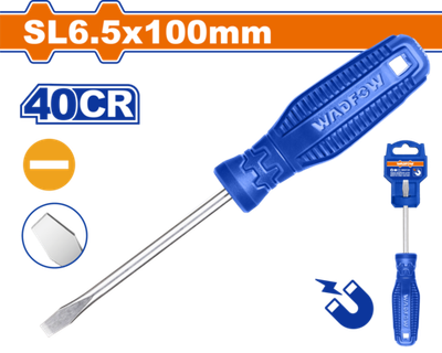 Шлицевая отвертка с магнитным наконечником