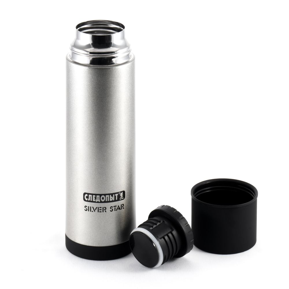 Термос "СЛЕДОПЫТ-SILVER STAR", 0,75 л