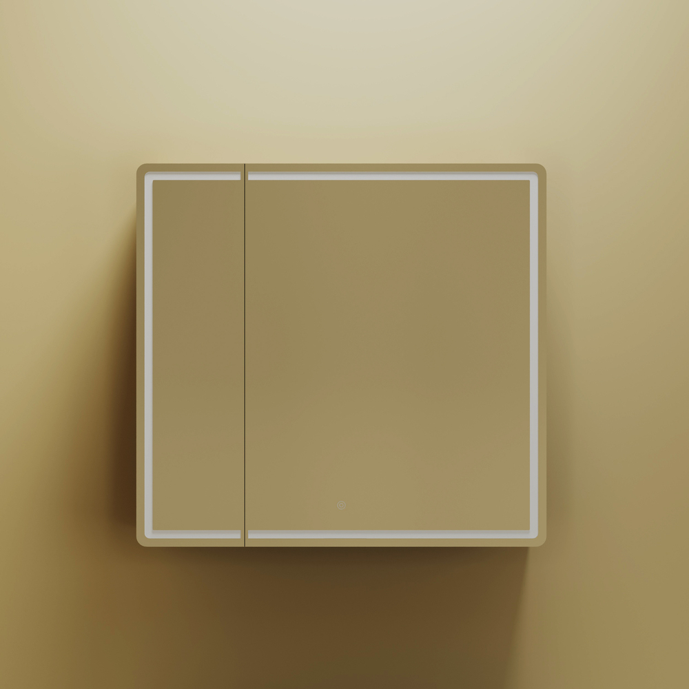 Зеркальный шкаф Sancos Mirror 790x150х740 мм, с LED подсветкой