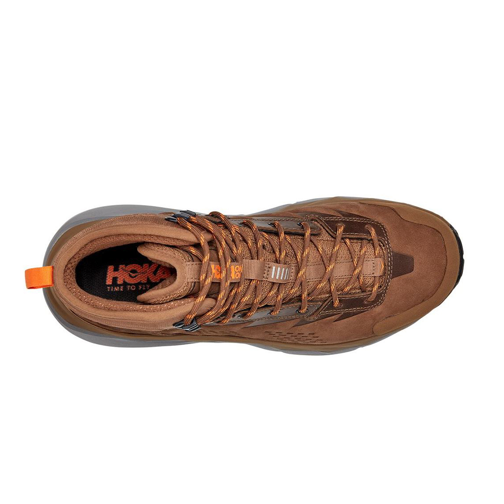 Кроссовки мужские HOKA M KAHA GTX Otter / Persimmon Orange