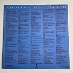 Винтажная виниловая пластинка LP Joe Cocker Sheffield Steel (Germany 1982) Talking Back To The Night