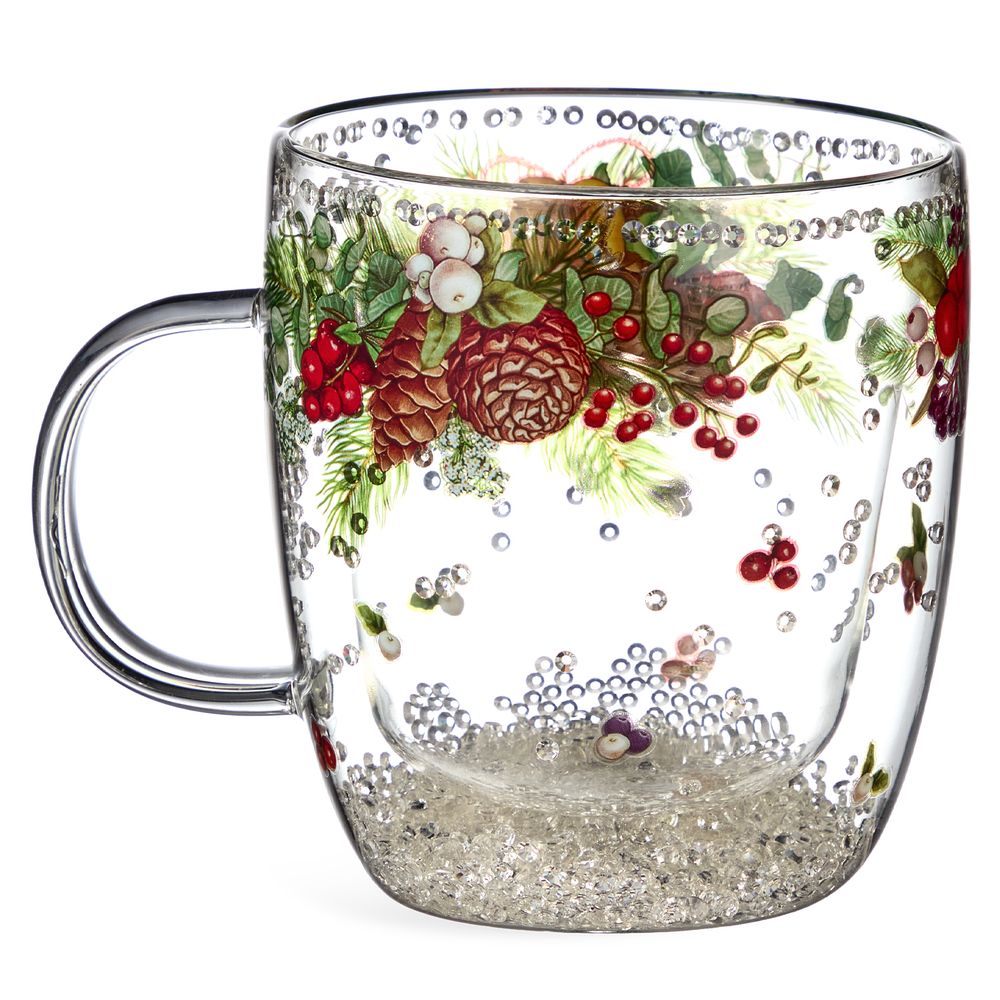 КРУЖКА С ДВОЙНЫМИ СТЕНКАМИ "CELEBRATION" 410 МЛ