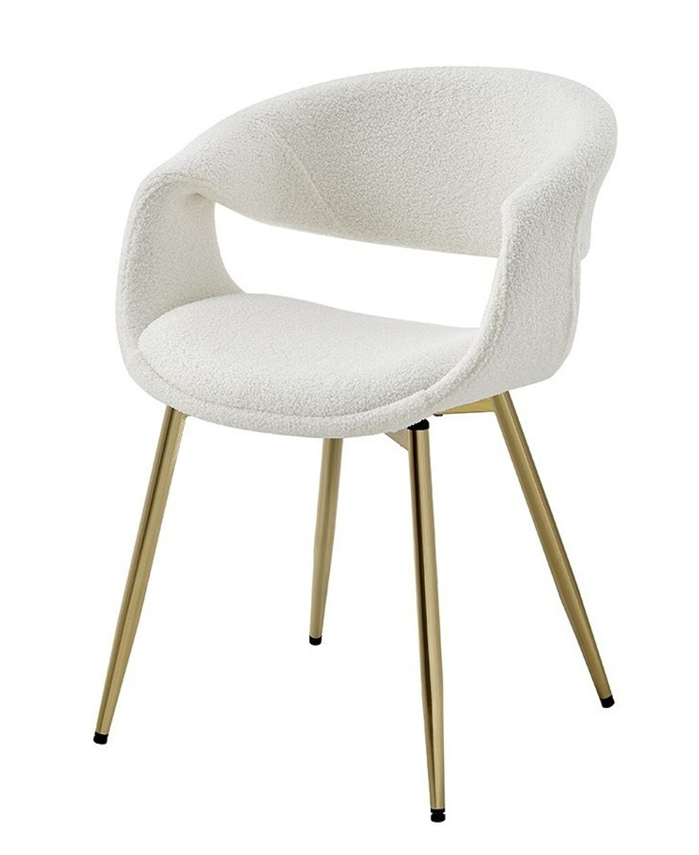 Стул JY1829Q-T белый IPD1859-1/золото