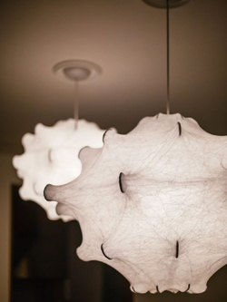 Люстра из перетянутого шёлка 🤍