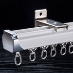 Карниз для штор, алюминиевый, потолочный и настенный монтаж