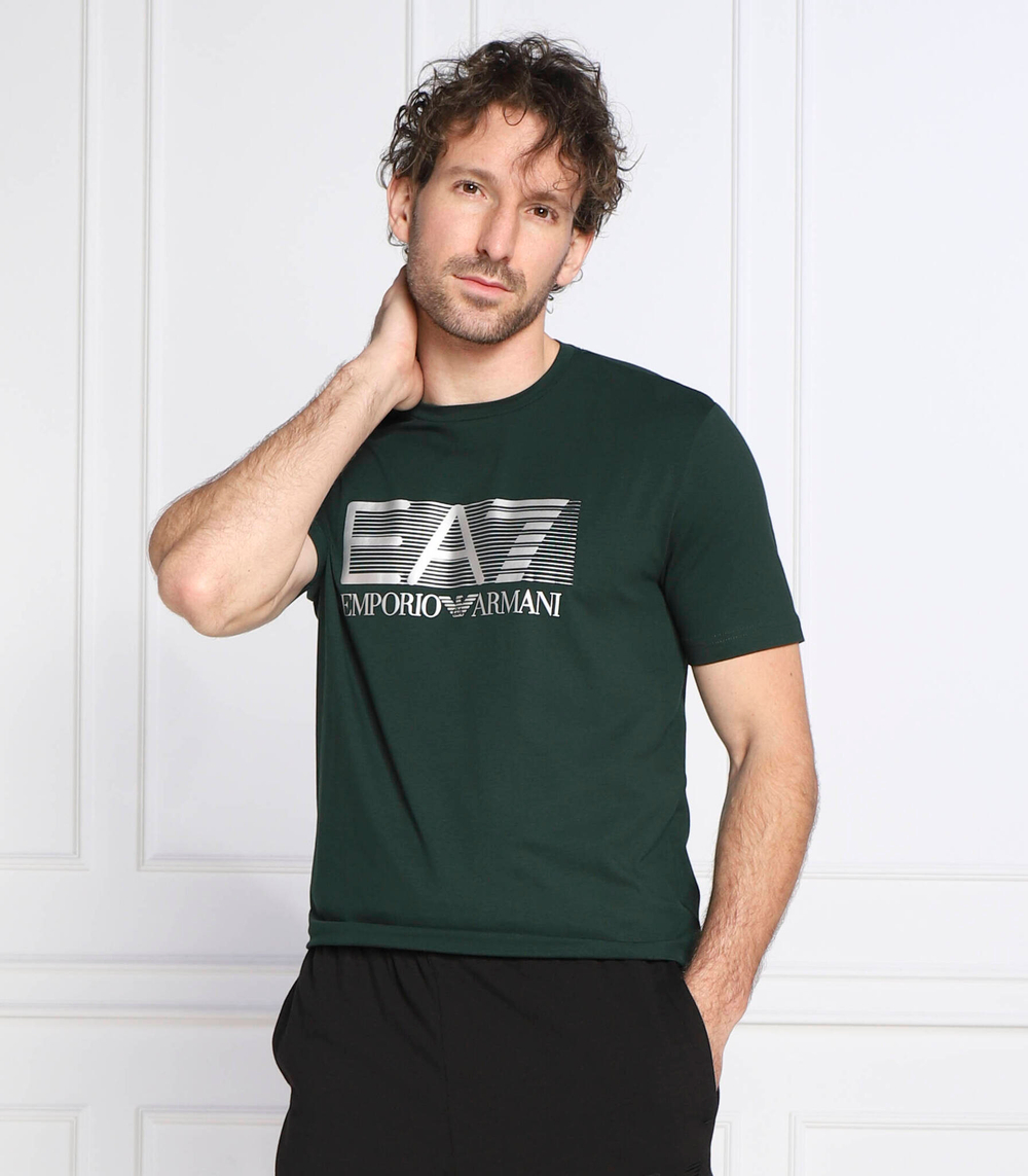 футболка EA7 - зеленый(6LPT62 PJ03Z)