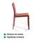 Стул Barrie, красная кожа