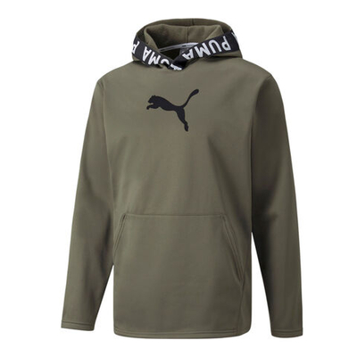 Мужская кофта теннисная Puma Power Hoody Men - Olive, Black