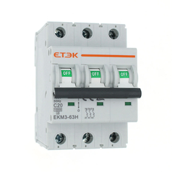 Автоматический выключатель 3P 125A (С) 10кА, 1 шт.