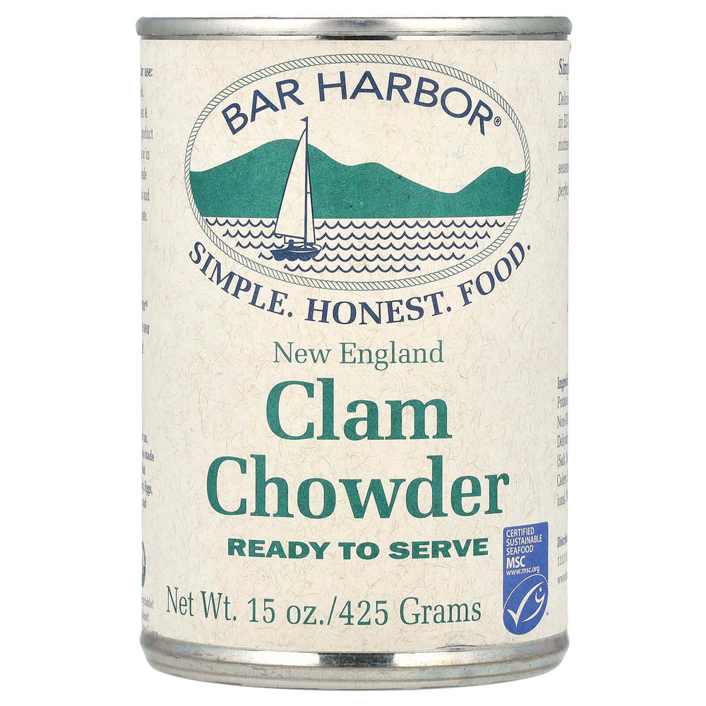 Bar Harbor, Похлебка из моллюсков в стиле Новой Англии, 425 г (15 унций)