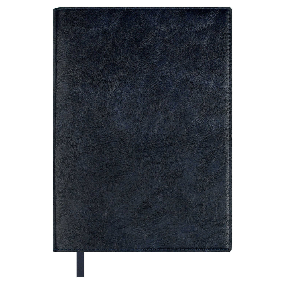 Ежедневник недатированный ESCALADA, А5+, 160 л., арт. 70583/ 10 ФЛАНСТЕР СИНИЙ (кожзам: 175х245 мм, мягкий переплёт, запаянный край, съёмная обложка, материал обложки: искусственная кожа "Фланстэр"; способ крепления блока: вставной блок, ниткошвейный
