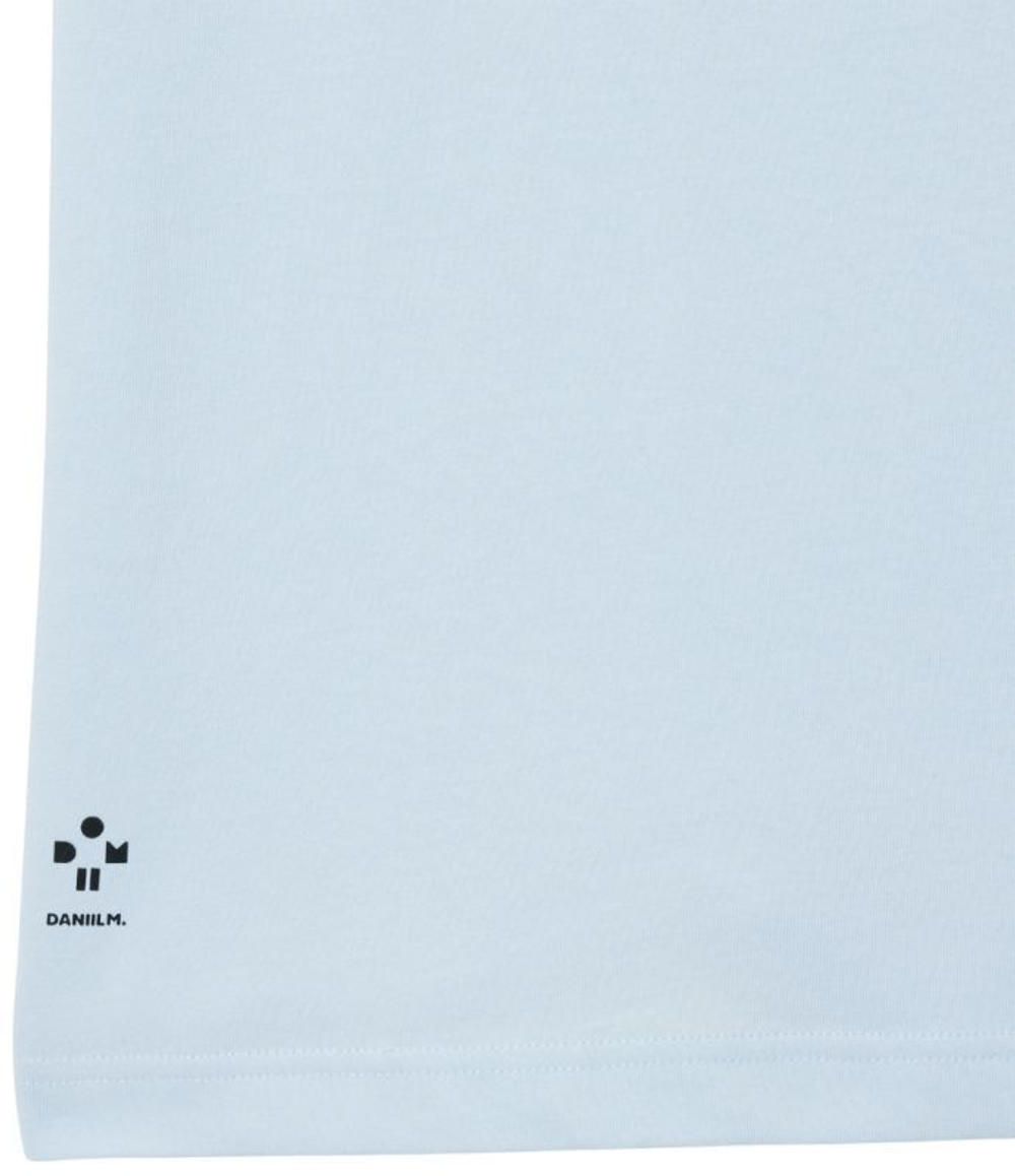 Мужская теннисная футболка Lacoste Tennis x Daniil Medvedev - небесный