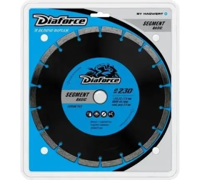 Диск алмазный сегментный по бетону 230 x 22.2 x 2.4 мм SEGMENT
