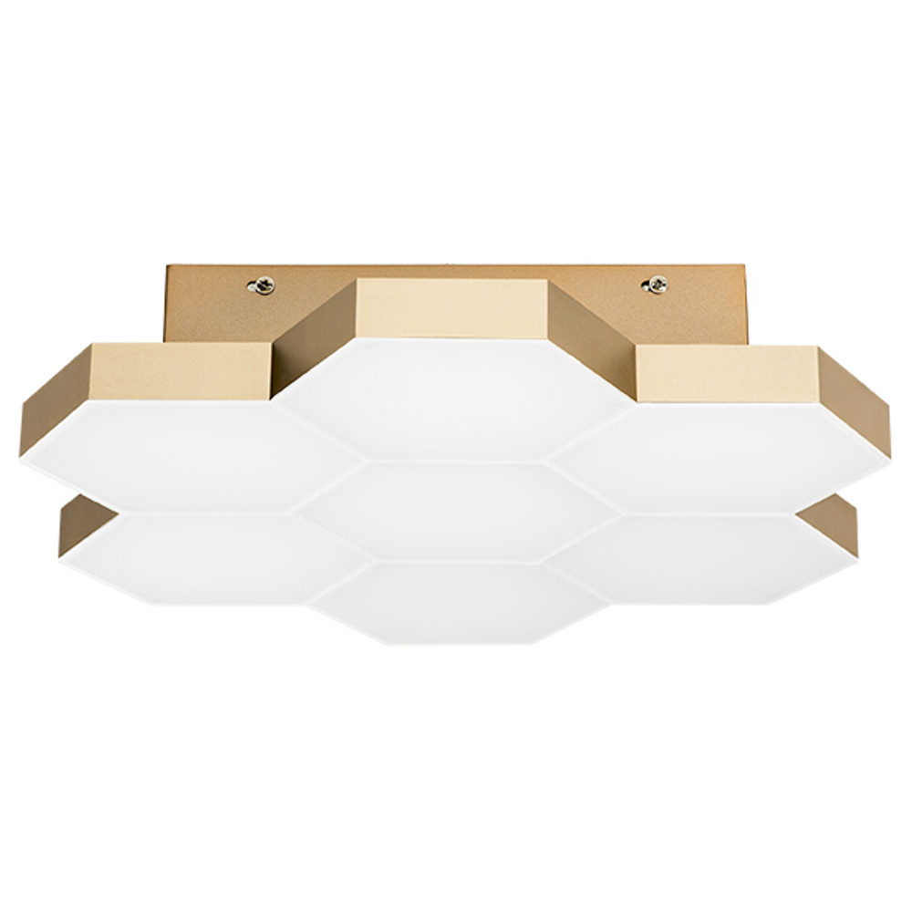 750071 Люстра потол FAVO LED-35W 1680LM ЗОЛОТО 3000K