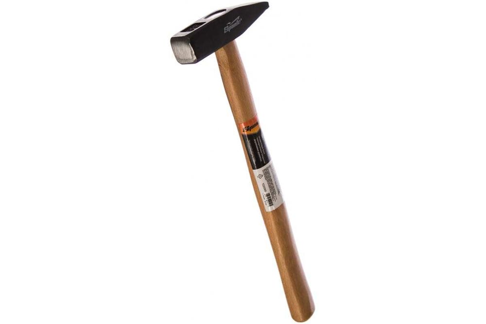 Молоток слесарный, 300 г, квадратный боек, деревянная рукоятка Sparta, 102065