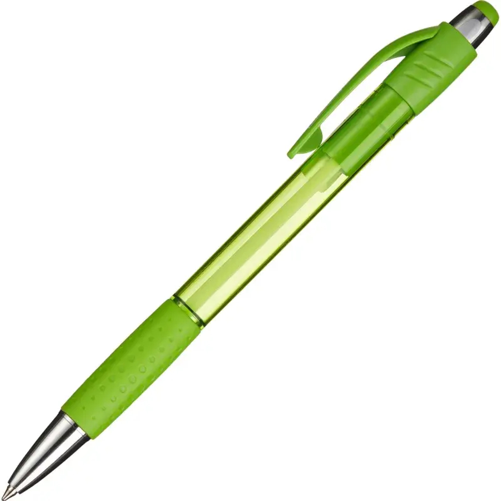 Ручка шариковая автомат. Attache Happy зелен корп,синяя, масл 12шт/уп