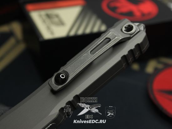 Нож Microtech Ultratech ZBP 1123-10APNC Natural Clear T/E Apocalyptic M390MK - Zero Blade Play