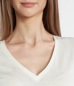 Льняная футболка BRUNATE Weekend MaxMara - экрю(159410926)