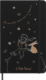 Блокнот в линейку Moleskine LE Petit Prince (LEPP04QP060BOX) 13x21см, черный, в подарочной коробке