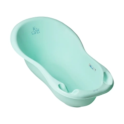 Детская ванна "Кролик" 102 см, мятный , со сливной пробкой