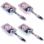 Расческа массажная детская «Russkaya krasa», Красавица, микс 4 цвета, на подвесе, 20*6см