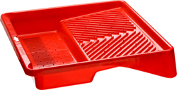 ЗУБР 360 х 360 мм, 1.3 л, для валика 270 мм, малярная пластмассовая ванночка, Профессионал (06055-27)