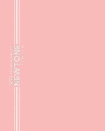 Тетрадь А5 48л ЛИН. Hatber "NEWtone Pastel. Розовый кварц" софт-тач