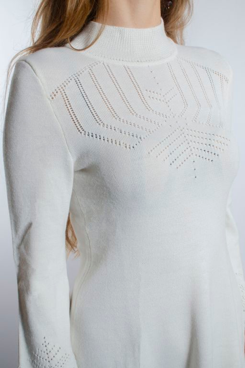 Платье женское ДТЖ005-02 белый натуральный