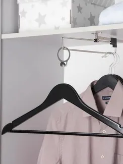 Вешалка антивандальная с перекладиной SAVANNA, размер 46-48, сорт А, тёмное дерево, лотос