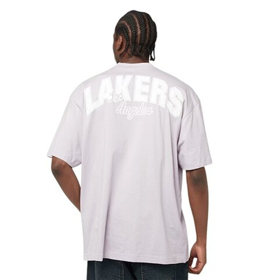 Баскетбольная футболка Mitchell&Ness NBA Elite Neutrals Oversized Los Angeles Lakers T-shirt Purple