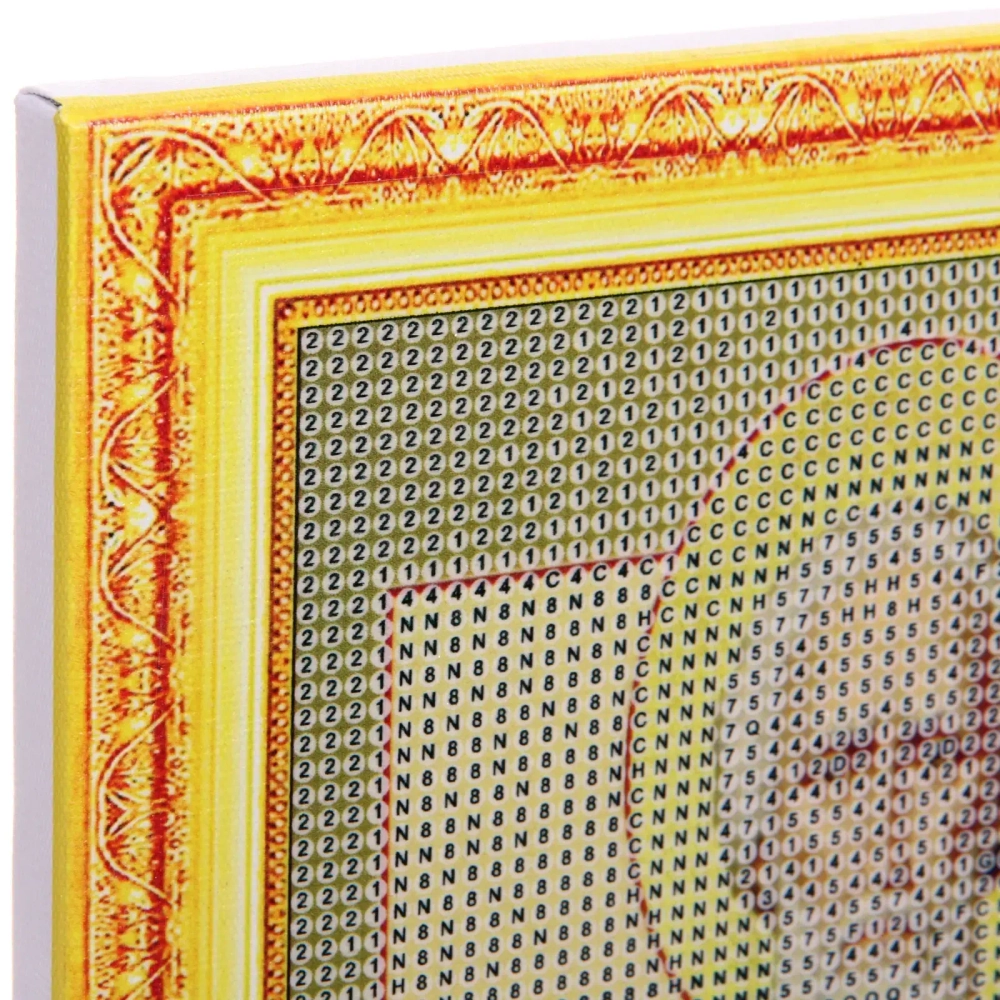 Алмазная мозаика на подрамнике с полным заполнением «МИР ЯРКИХ КРАСОК», Сергей Радонежский, 20*30 см