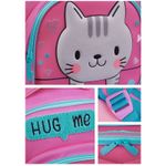 Рюкзак Berlingo Kids "Sweet Kitty" 36*27*12см, 1 отделение, 3 кармана, эргономичная спинка, LED кант