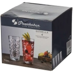 Набор стаканов 4шт 360мл «Эстрелла» 520605B