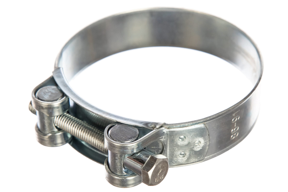 ХОМУТ ШАРНИРНЫЙ СТРОЙБАТ БЕЛЫЙ ЦИНК 86-91ММ