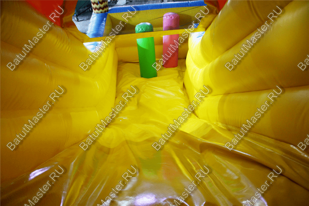 Надувной батут "В гостях у зебры"