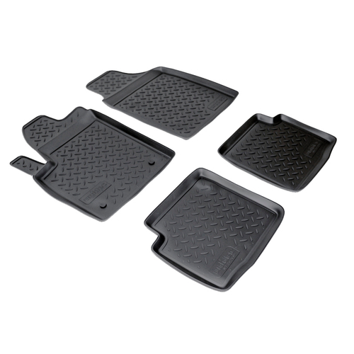 Ковры в салон Norplast/Unidec для Fiat 500 (2008-)Полиуретан,Черный, арт.NPL-Po-21-02