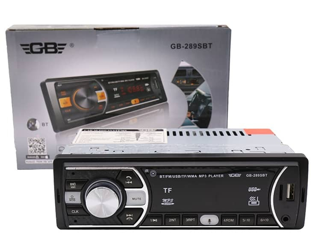 Автомагнитола GB GB-289SBT, Bluetooth , usb, micro, aux, fm, пульт