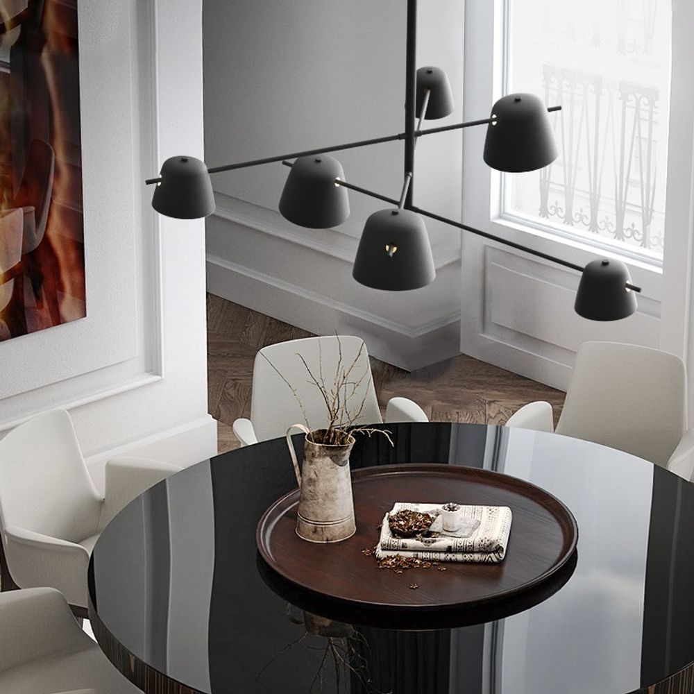 Люстра На Штанге Goda Black By Imperiumloft