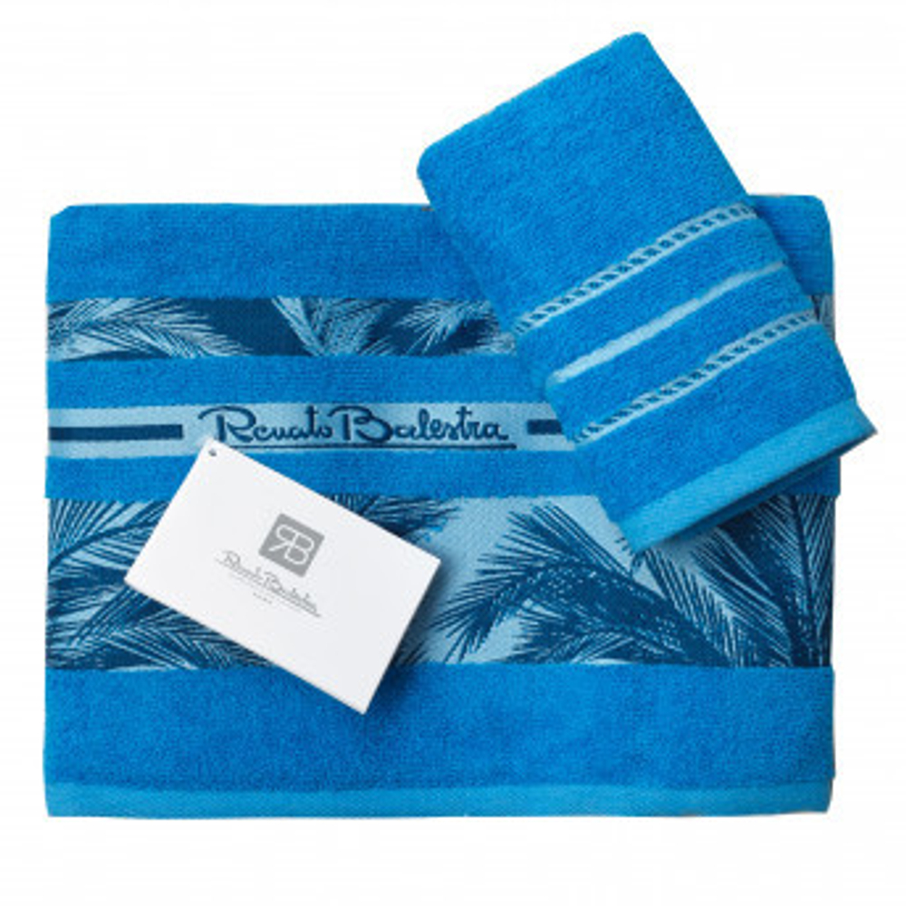 Набор полотенец 2шт Renato Balestra Калифорния Azzurro голубой