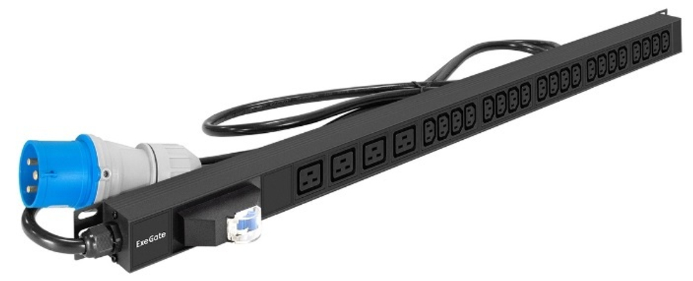 Блок розеток  Exegate PDU-V420 Al-20C134C19-IEC309-32A-1P