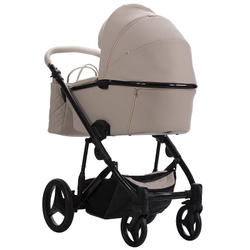 Детская коляска Bebetto Loren Gloss 2 в 1 05 св.бежевая кожа