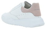 Alexander McQueen Alexander McQueen Court Trainer leather cowhide fashion all-match shock absorption lightweight low-cut sports casual shoes women's white